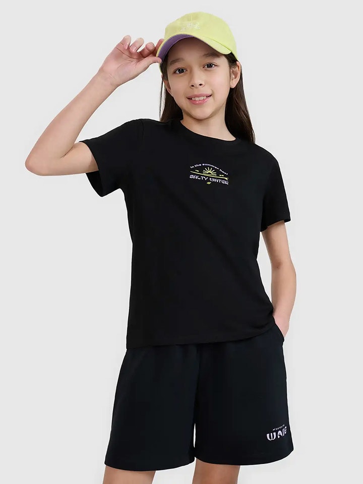 Shirt in Schwarz