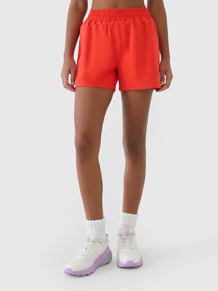 Funktionsshorts in Rot