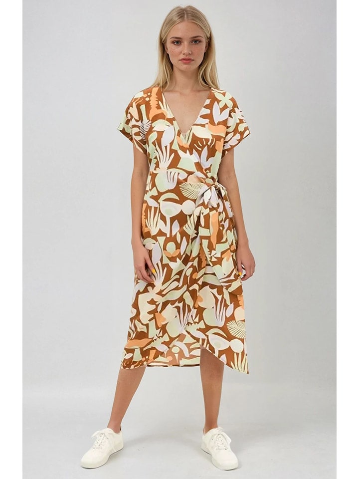 Kleid in Hellbraun