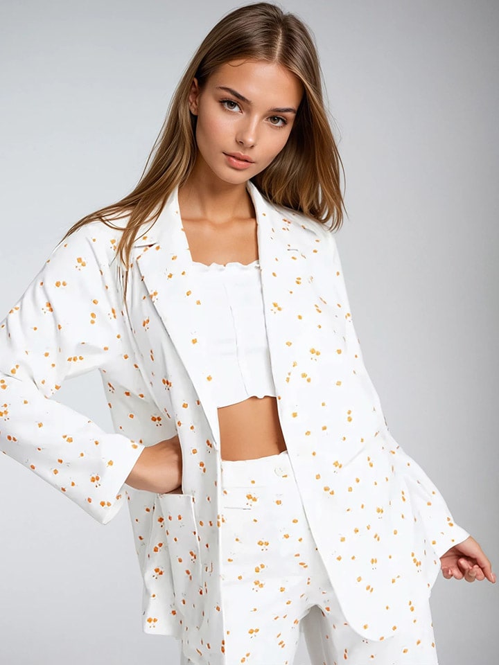 Blazer in Weiß