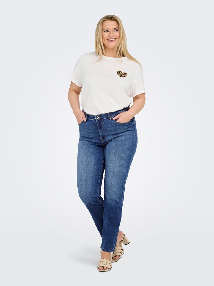 Dżinsy - Slim fit - w kolorze niebieskim