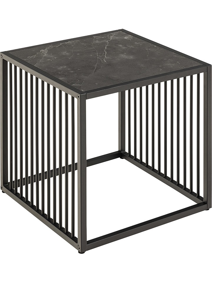 Stolik "Strington" w kolorze czarnym - 40 x 40 x 40 cm