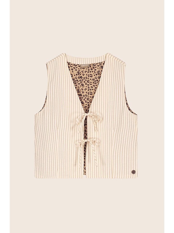 Weste "Cameron" in Creme/ Beige