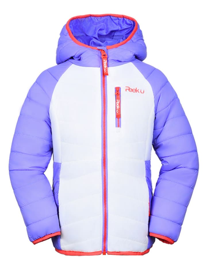 Ganzjahres-Steppjacke "Cordelia"  in Lila/ Weiß