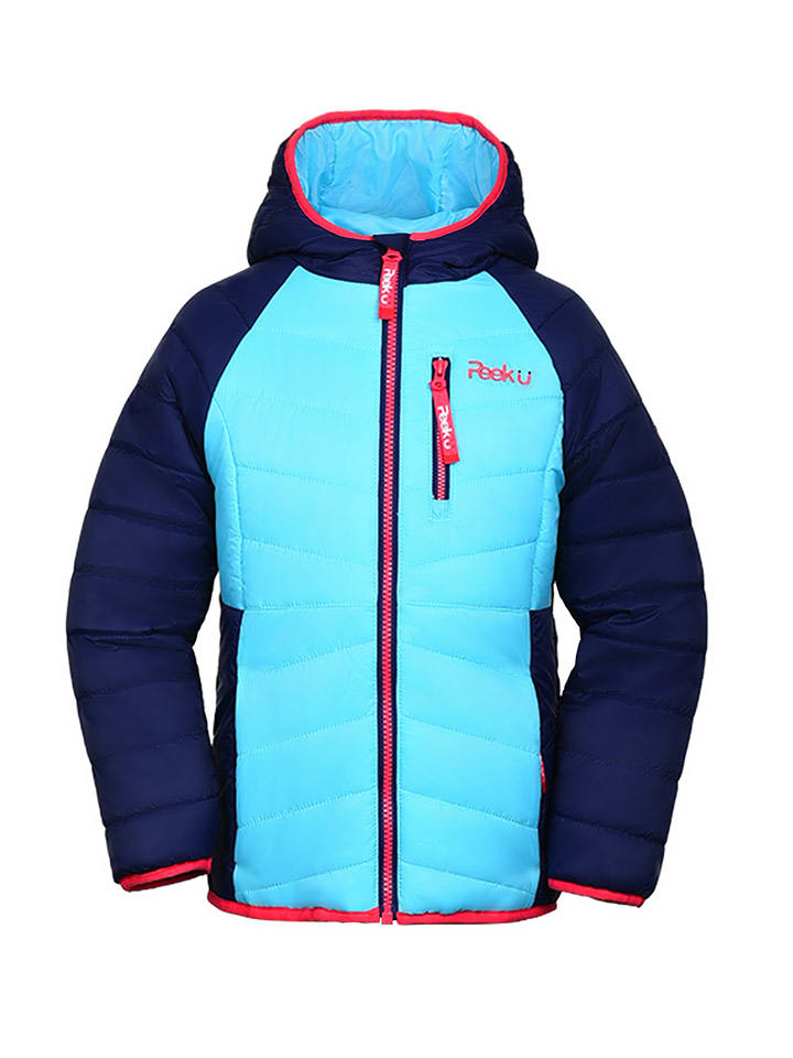 Ganzjahres-Steppjacke "Cordelia" in Dunkelblau/ Türkis