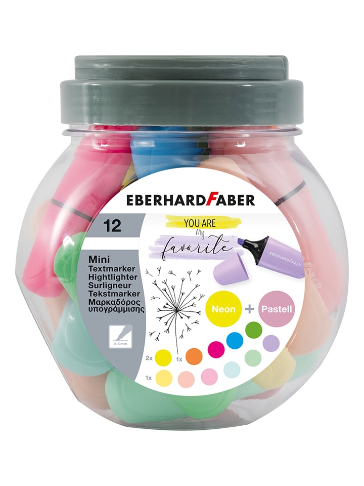 Textmarker ''Mini Bonboniere'' - 12 Stück