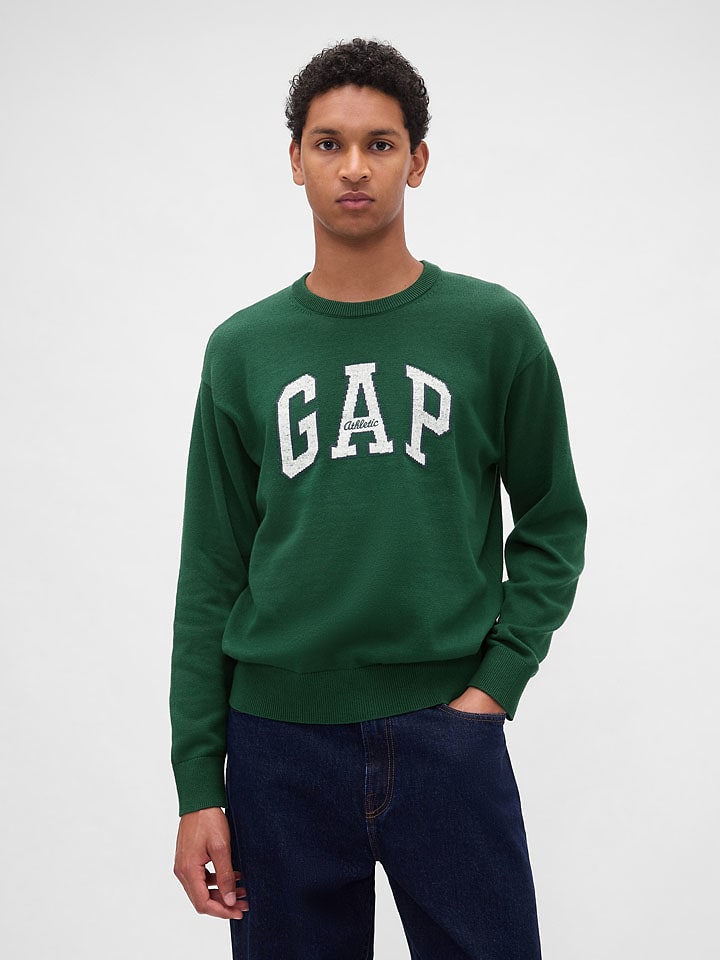 Sweter w kolorze zielonym