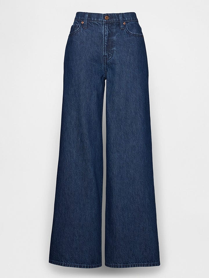 Spijkerbroek - comfort fit - donkerblauw