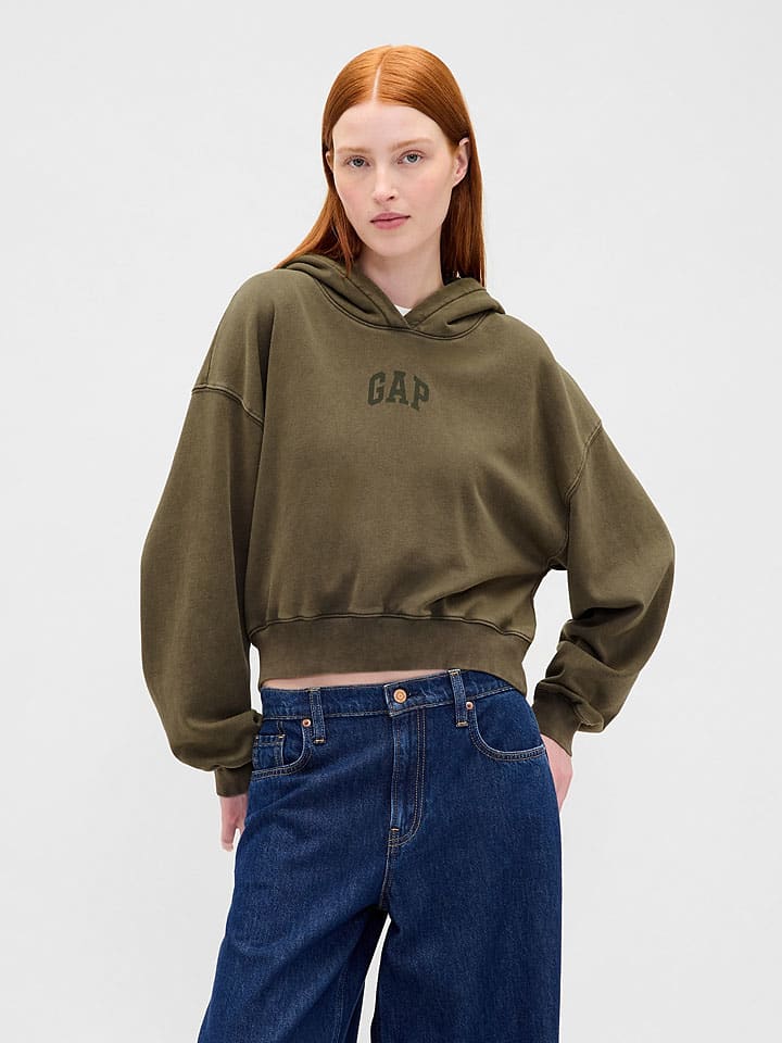 Hoodie kaki