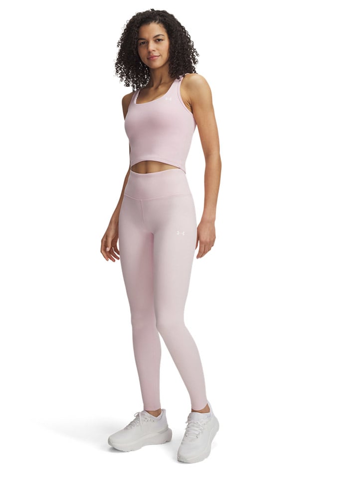 Legginsy sportowe w kolorze jasnoróżowym