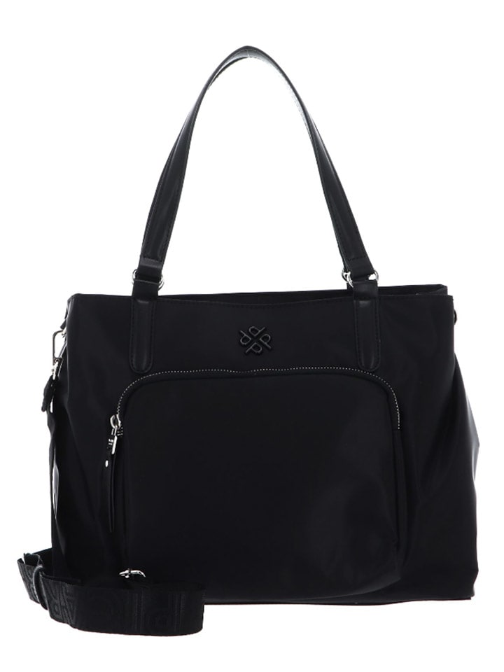 Schultertasche "Legere" in Schwarz - (B)34,5 x (H)25 x (T)14 cm
