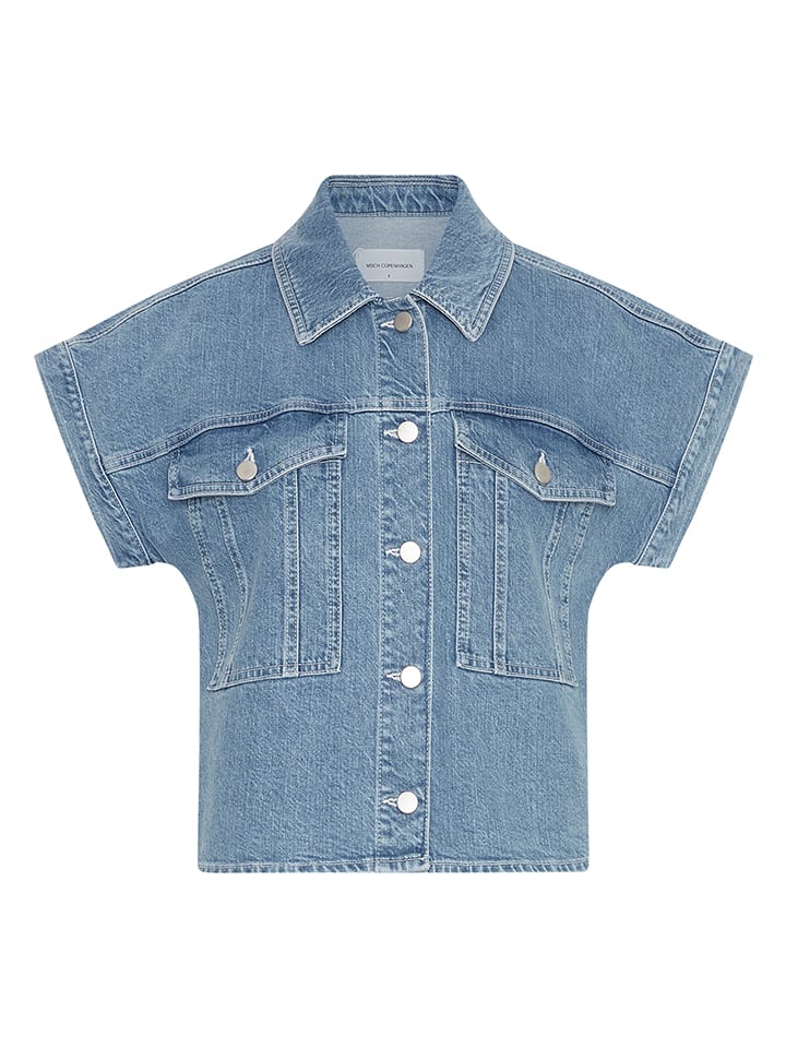 Spijkerblouse blauw