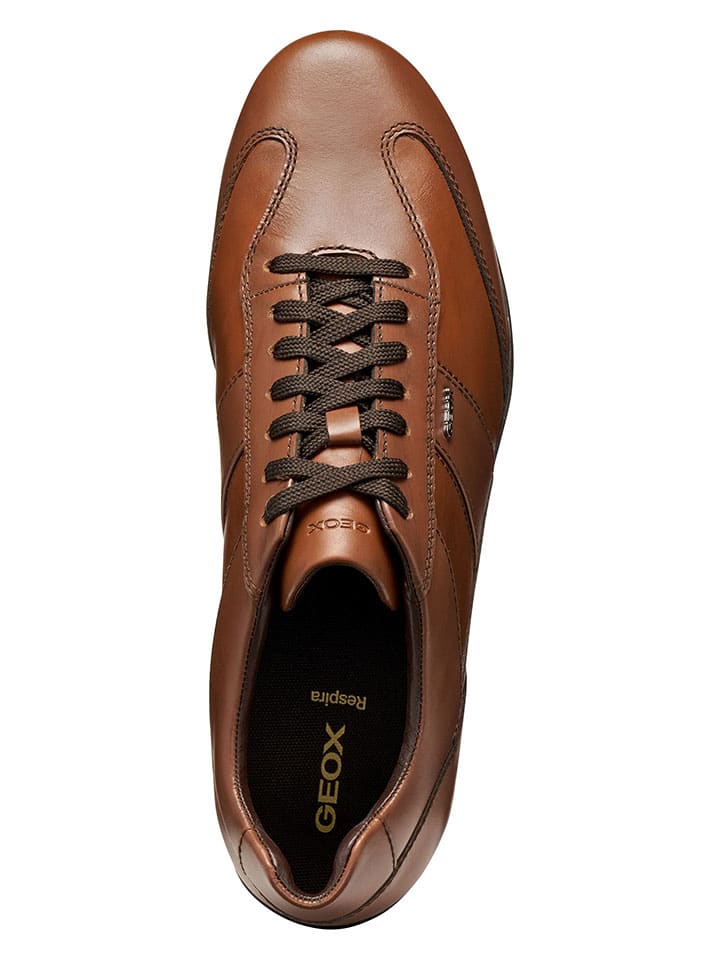 GEOX U WELLS Heren Sneakers - BROWNCOTTO/LT BROWN - Maat 44 | bol