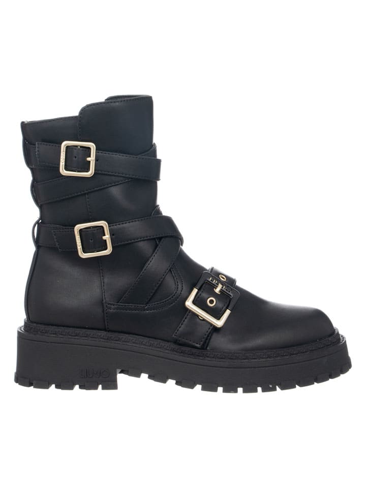 Leren boots zwart