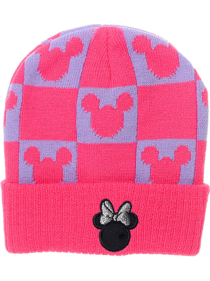 Czapka beanie "Minnie" w kolorze różowym