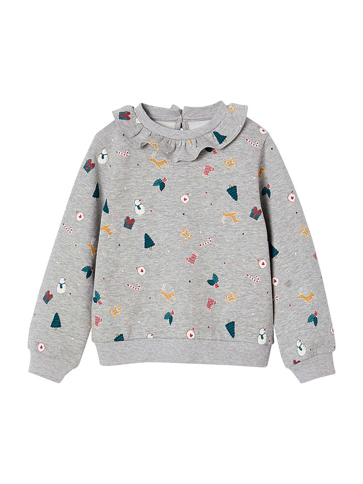 Bluza w kolorze szarym ze wzorem
