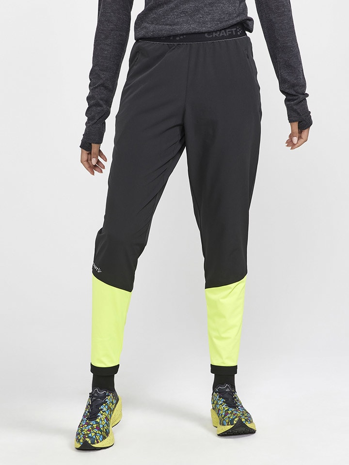 Trainingsbroek "ADV Essential" zwart/geel