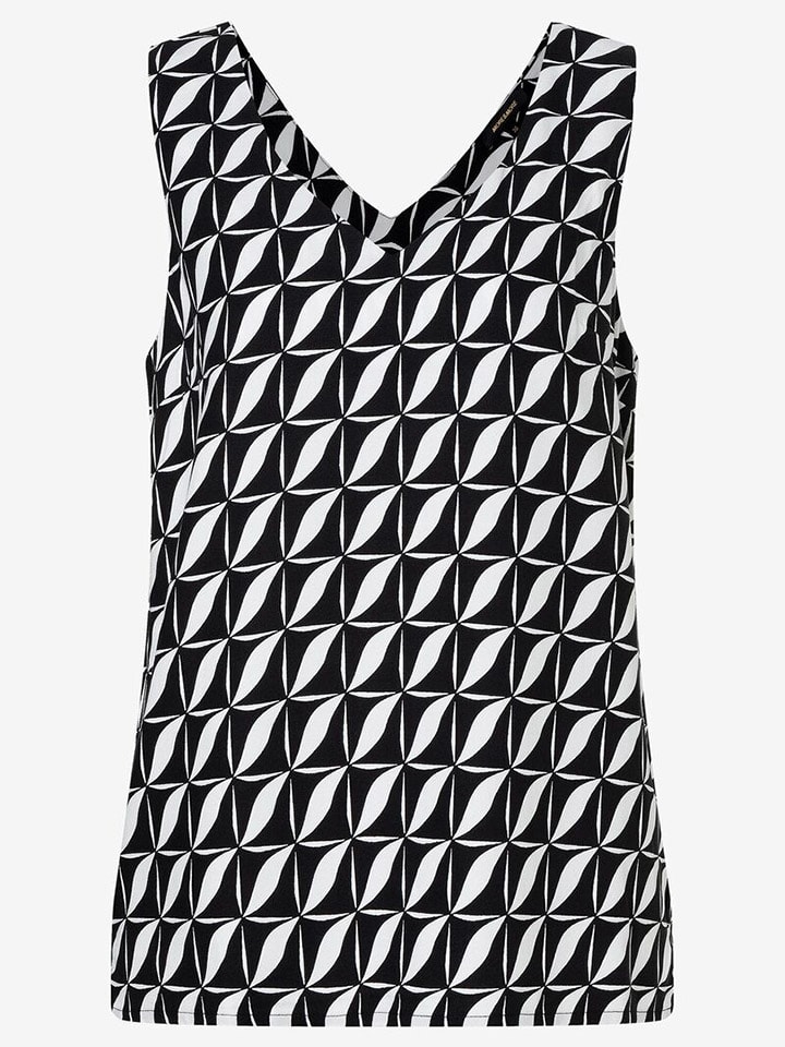 Bluse in Schwarz/ Weiß