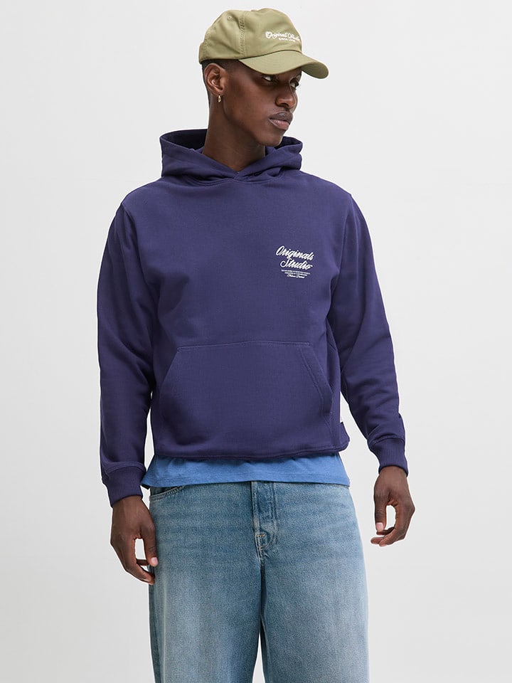 Hoodie "Jornorebro" in Dunkelblau