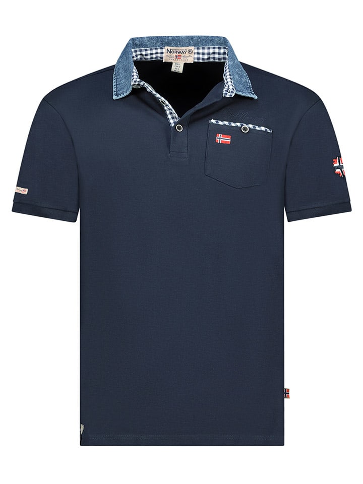 Koszulka polo "Kerwin" w kolorze granatowym