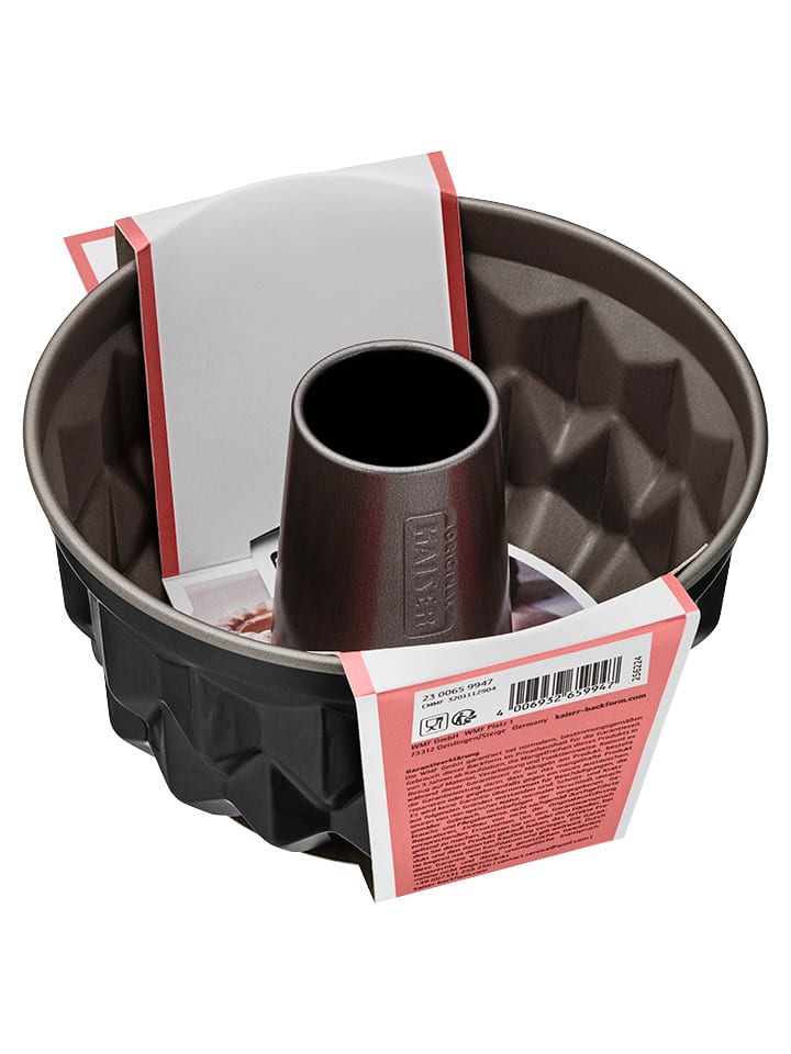 Mini-Bundform in Schwarz - (H)9 x Ø 17 cm