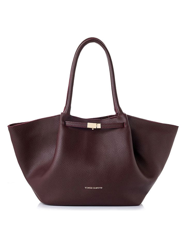 Shopper "Prato" roodbruin - (B)52 x (H)27 x (D)13 cm