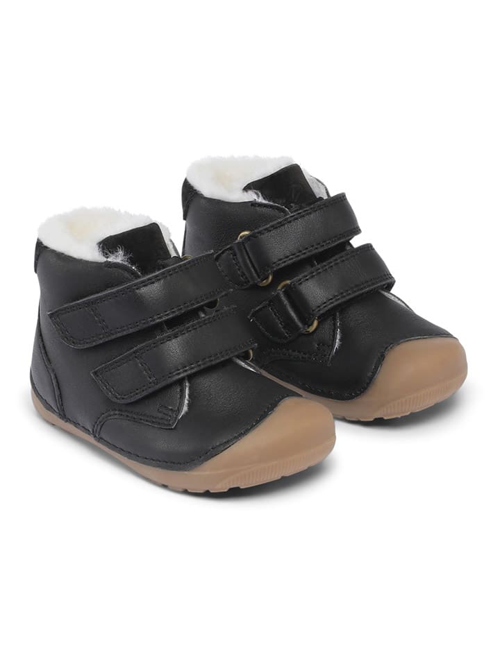 Lauflernschuhe "Petit Mid Winter Strap" in Schwarz