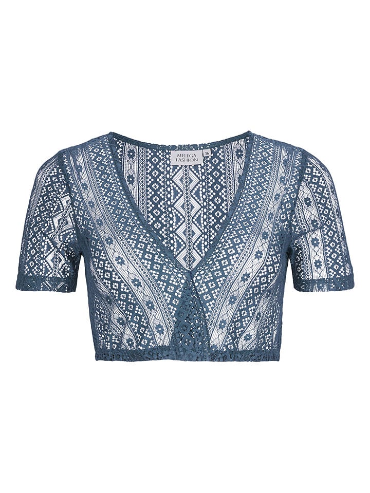 Dirndlbluse ''Nessa'' in Dunkelblau