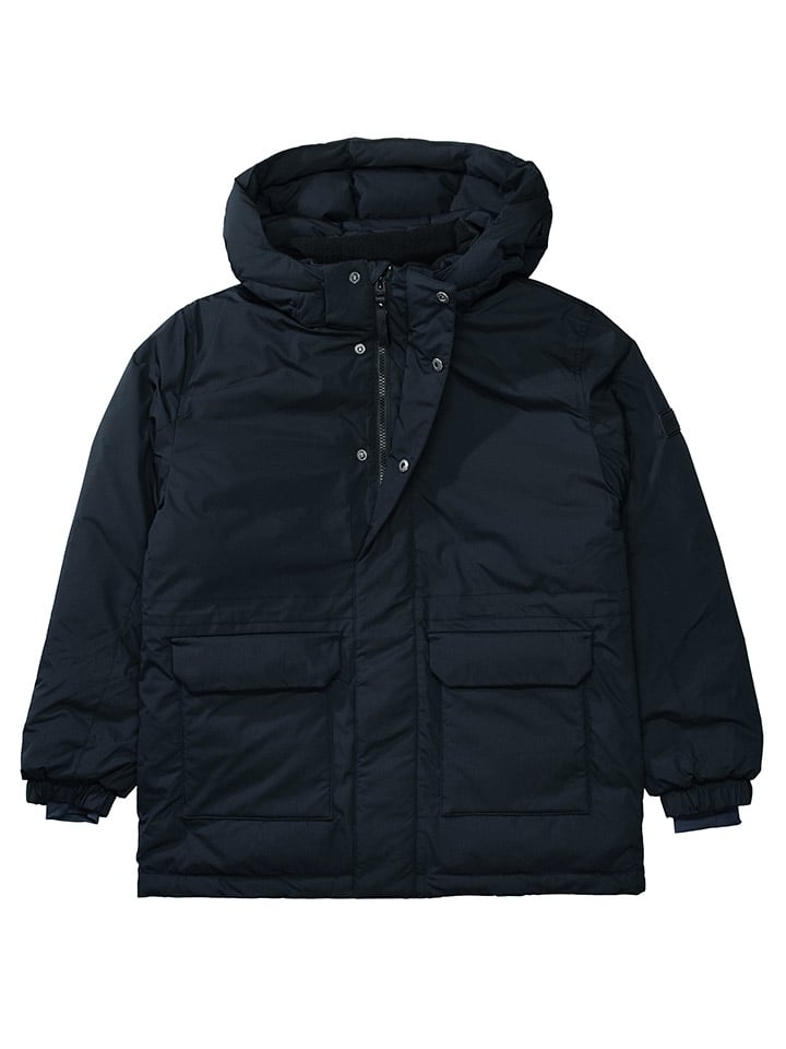 Parka w kolorze granatowym