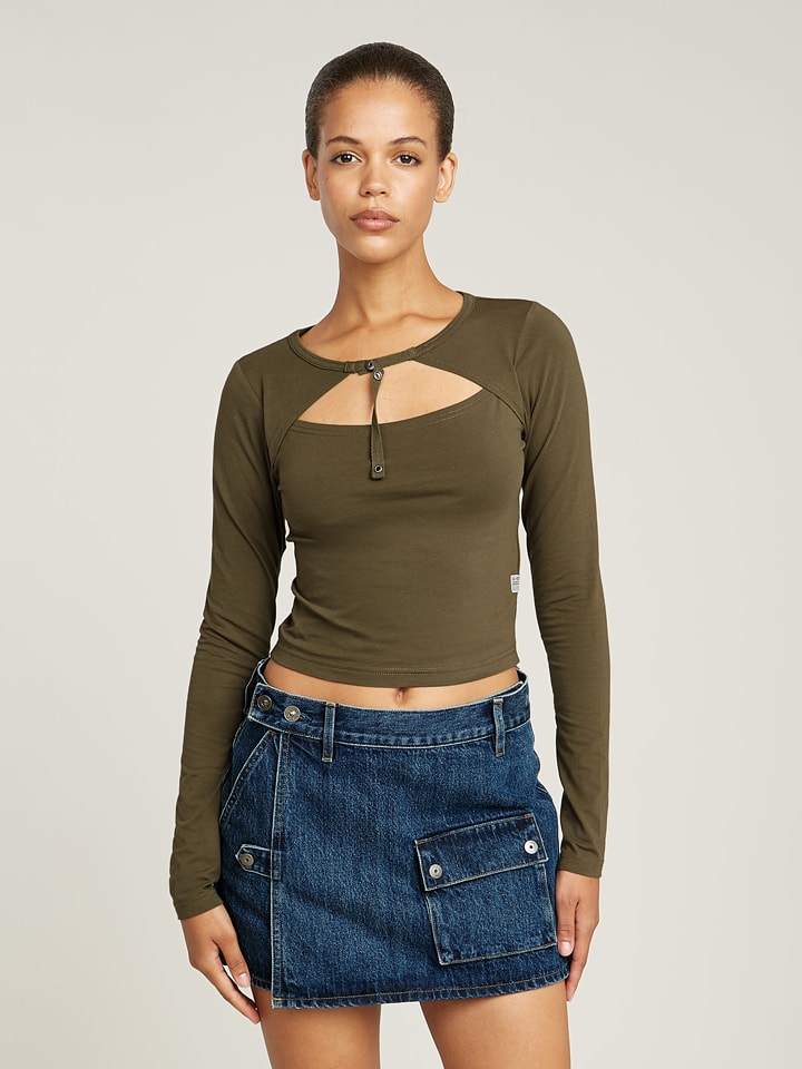 Koszulka w kolorze khaki