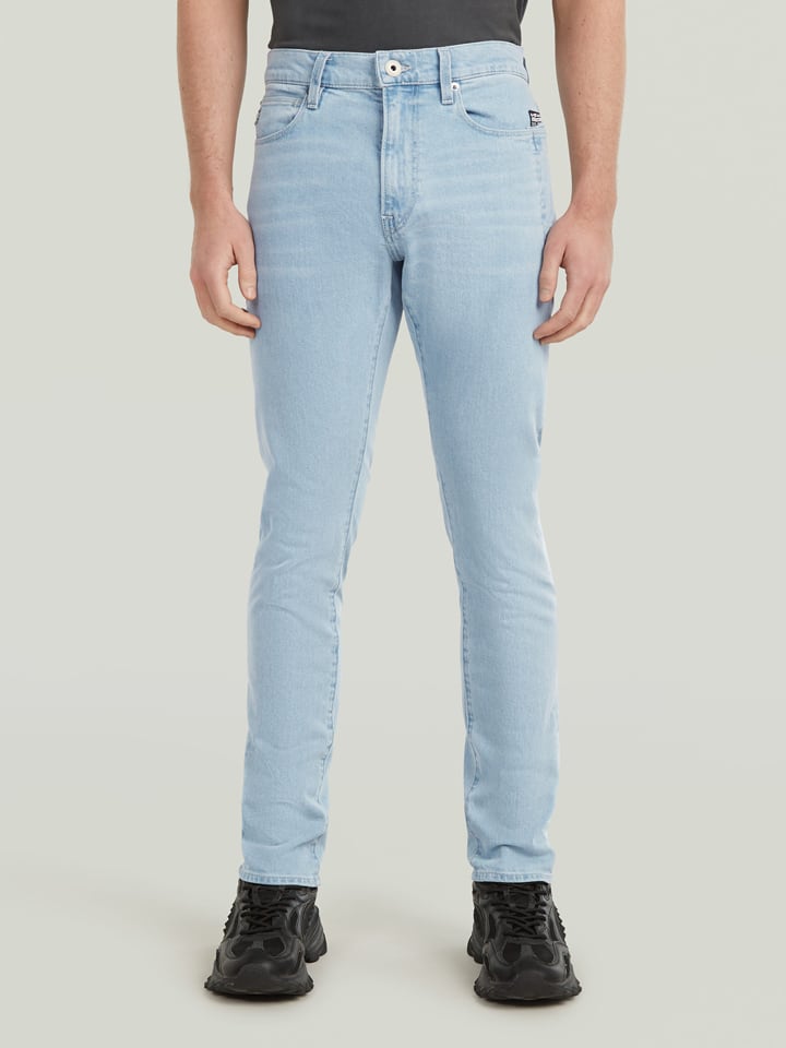 Dżinsy - Skinny fit - w kolorze błękitnym