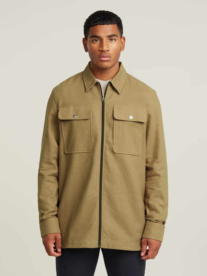 Hemdjacke in Khaki