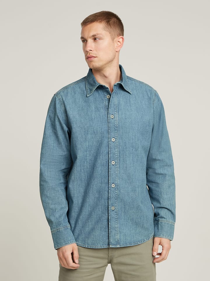 Spijkerblouse - regular fit - lichtblauw