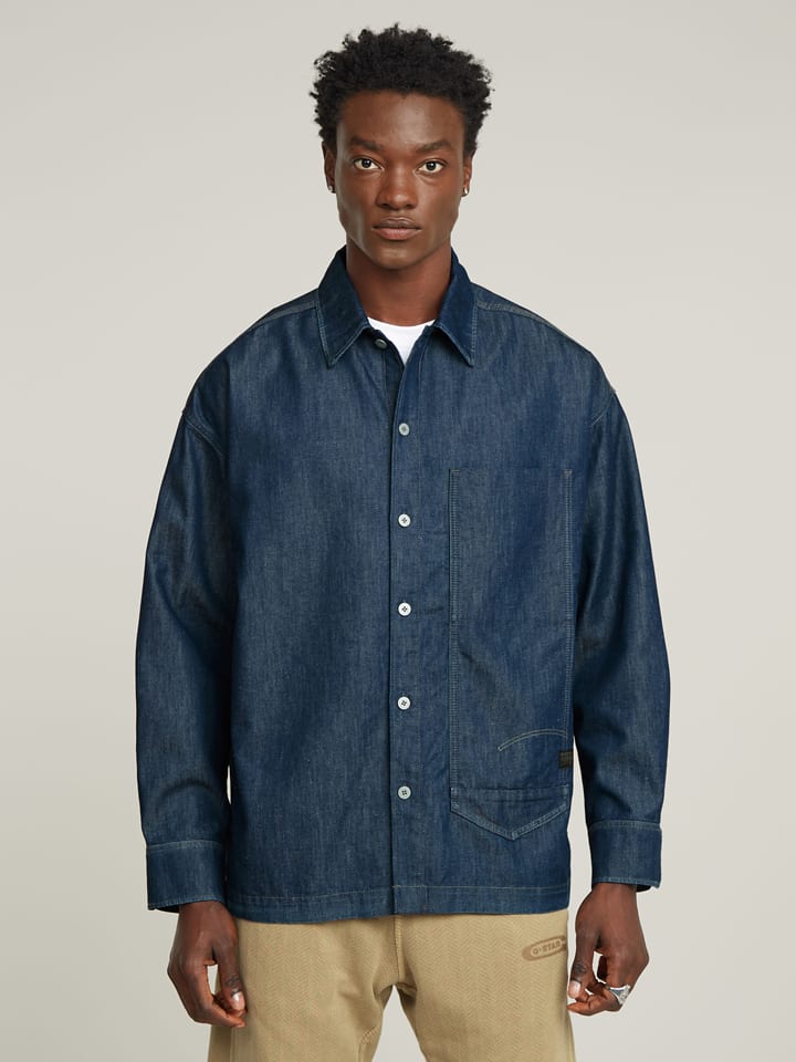 Jeans-Hemd - Comfort fit - in Dunkelblau