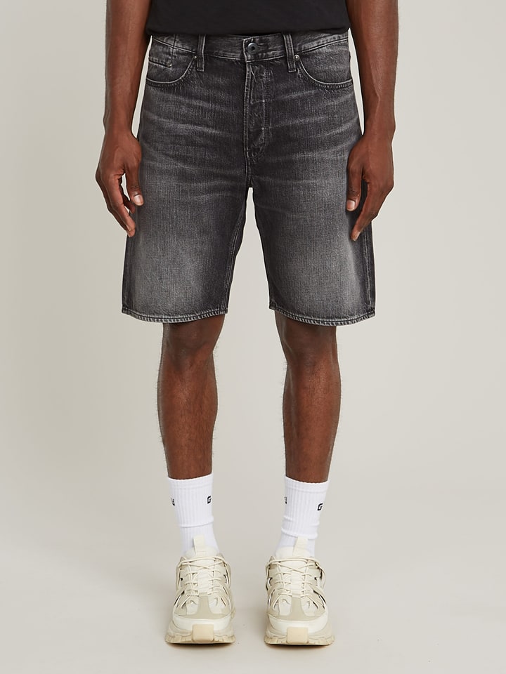 Jeans-Shorts in Anthrazit