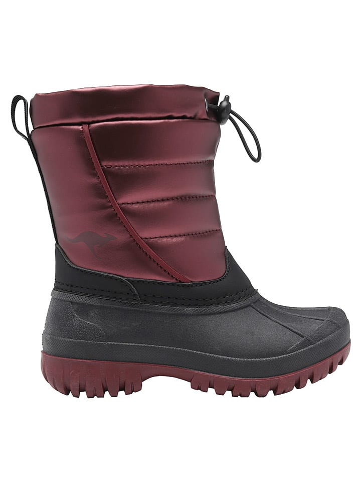 Winterstiefel "K-Ben" in Dunkelrot/ Schwarz