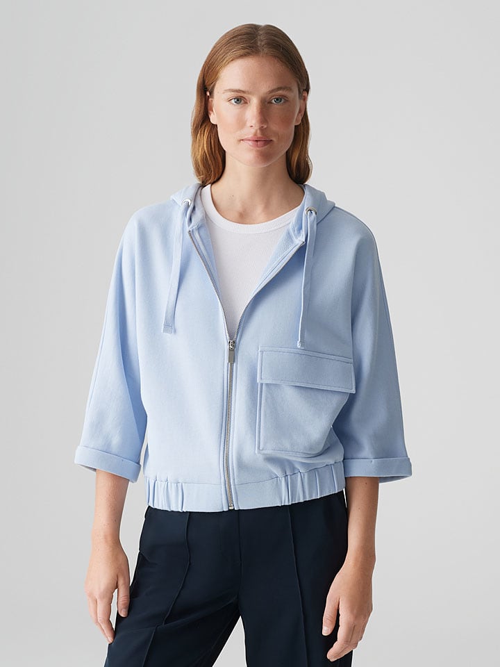 Sweatvest lichtblauw