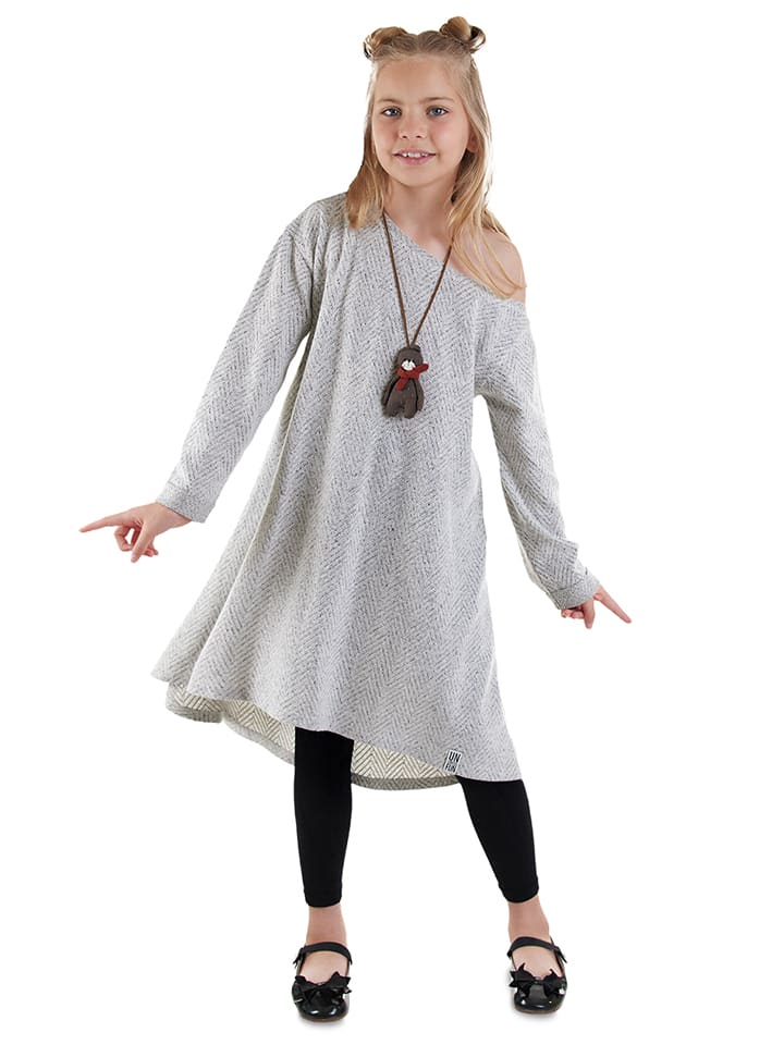 Kleid in Hellgrau