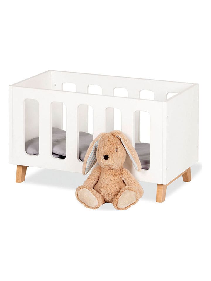 Puppenbett "Marit" in Weiß - ab 3 Jahren