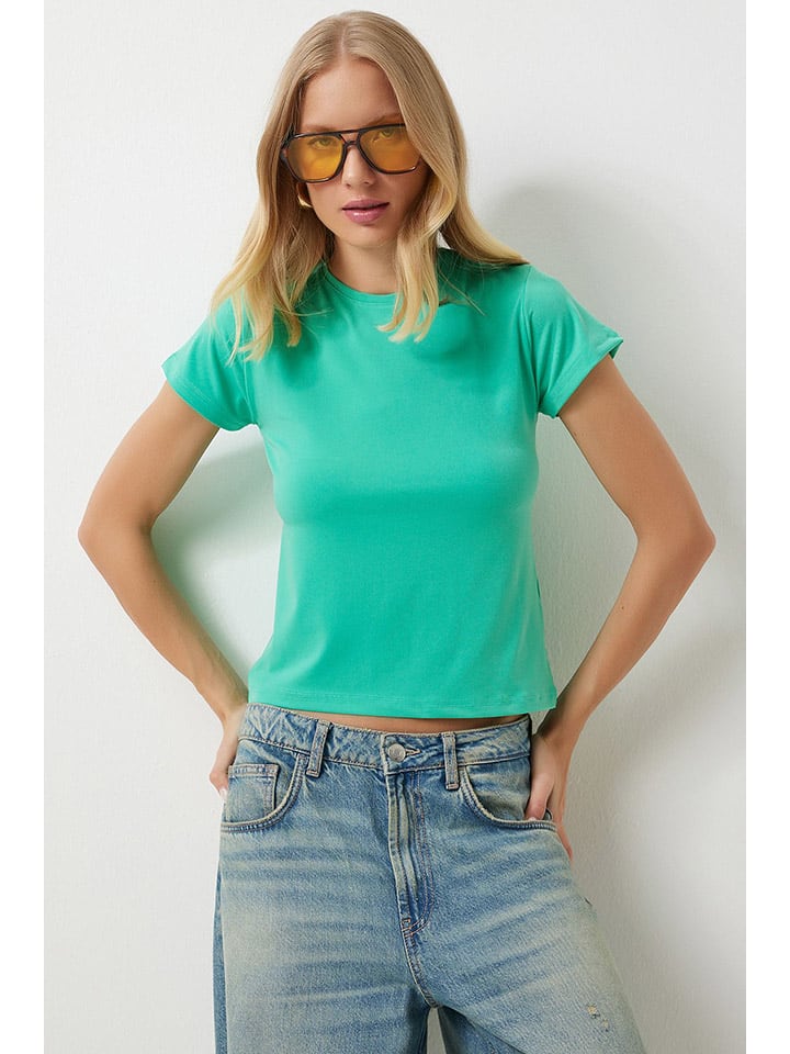 Shirt in Türkis