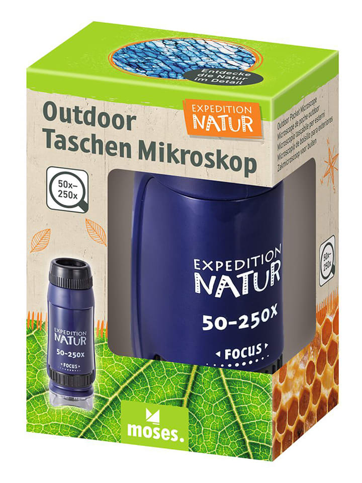 Outdoorowy mikroskop kieszonkowy "Expedition Natur" - 6+