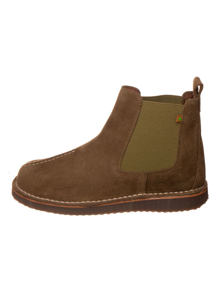 Chelsea-Boots in Khaki