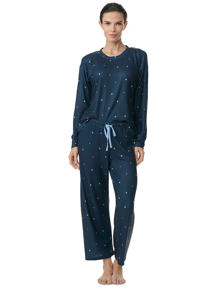 Pyjama in Dunkelblau