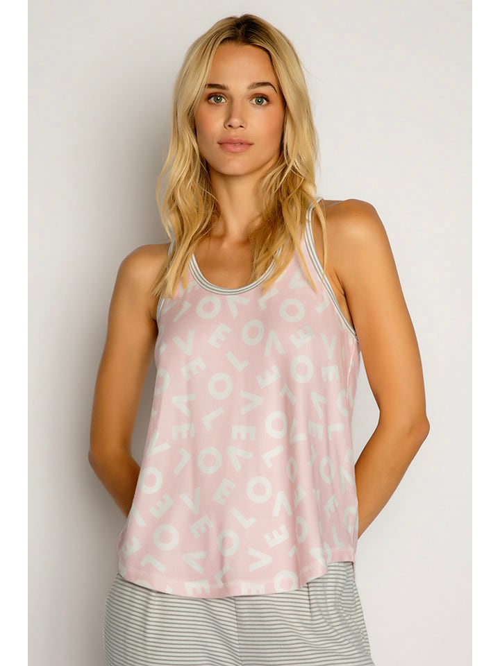 Pyjama-Oberteil in Rosa