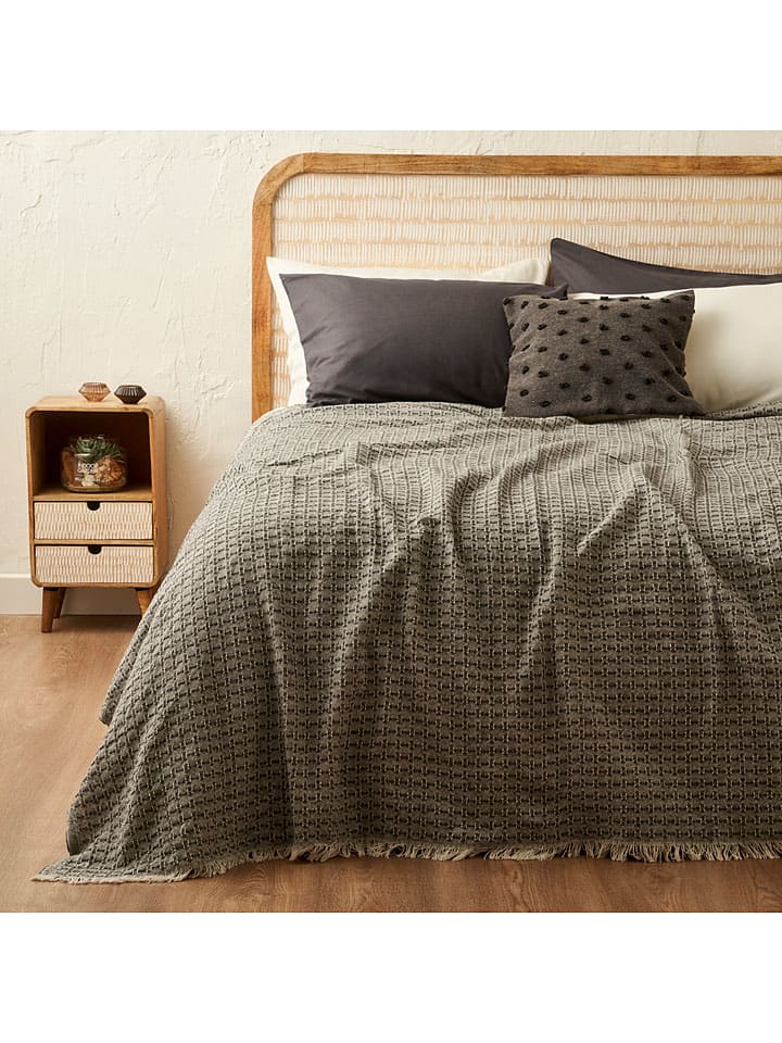 Bedsprei "Alisia" grijs