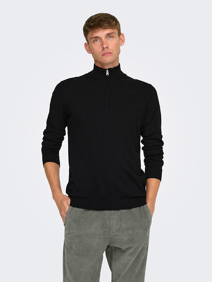 Pullover "Loui" in Schwarz