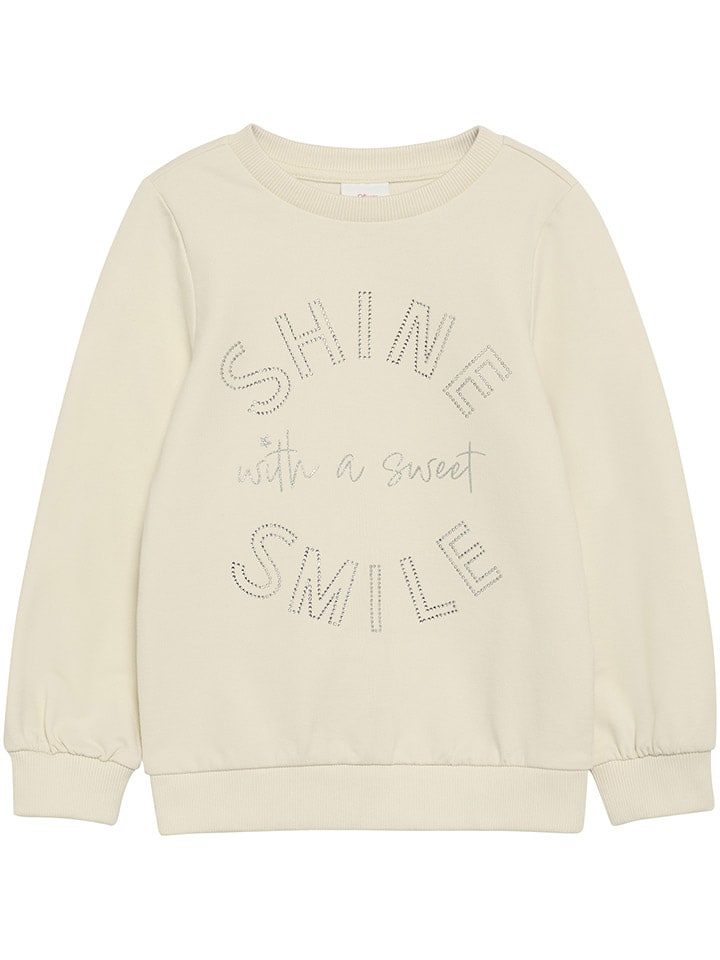 Sweatshirt in Creme