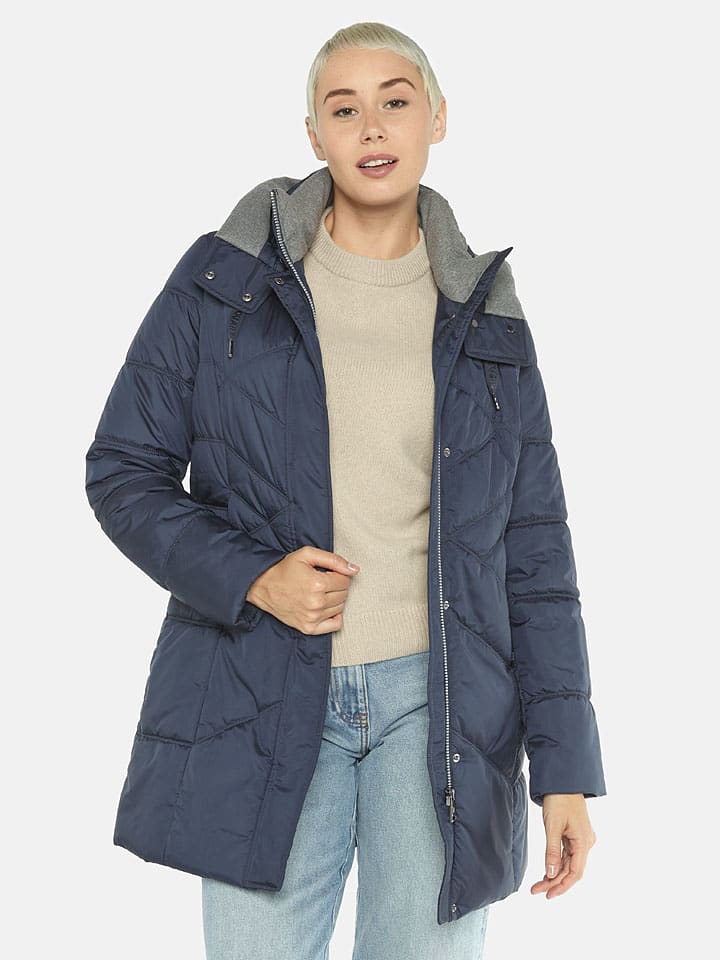 Steppjacke in Dunkelblau
