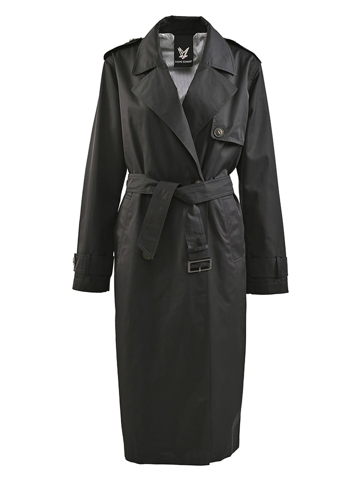 Trenchcoat in Schwarz