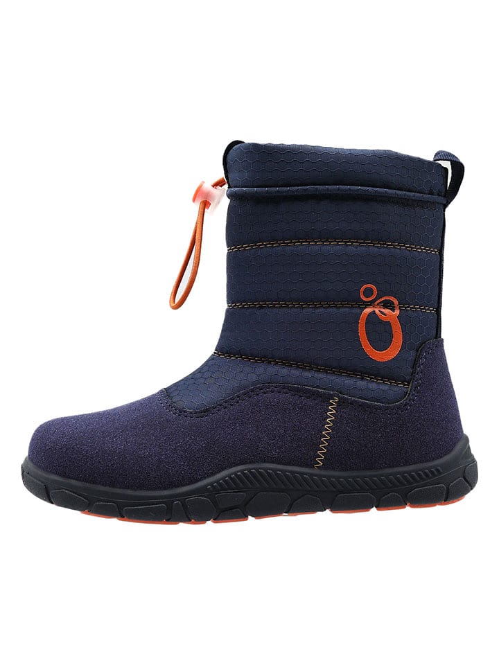 Barfuß-Winterstiefel in Dunkelblau